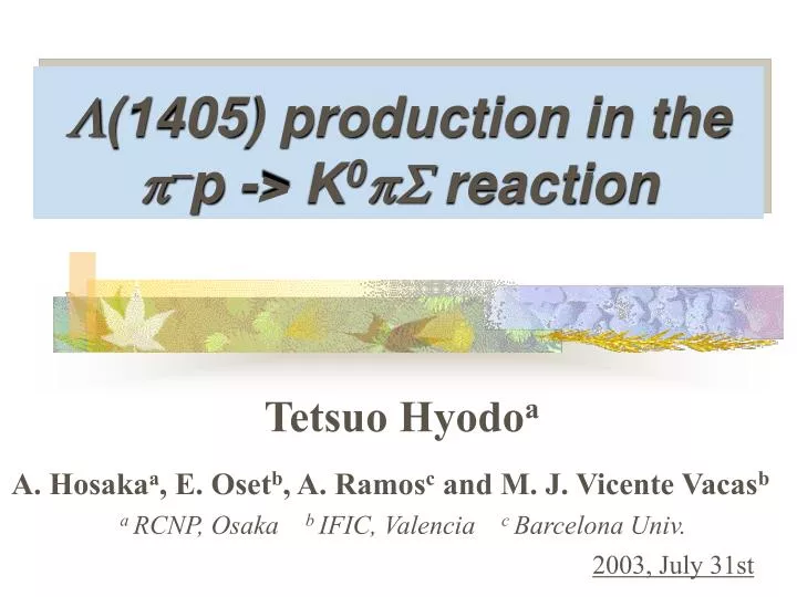 l 1405 production in the p p k 0 ps reaction