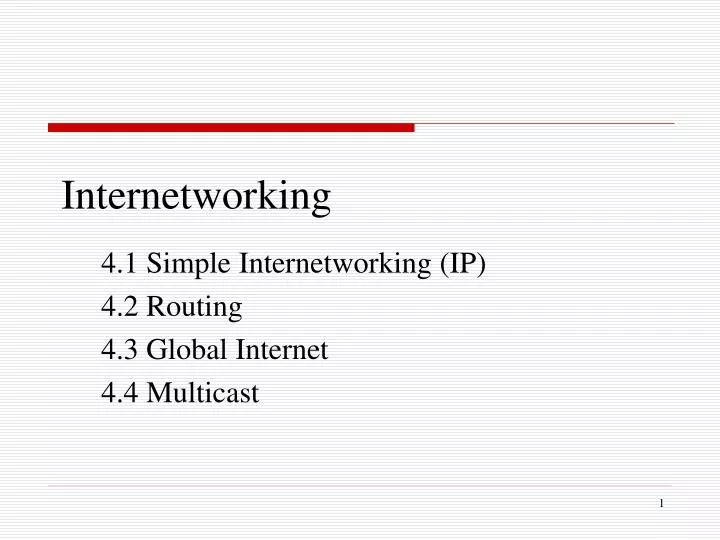 internetworking