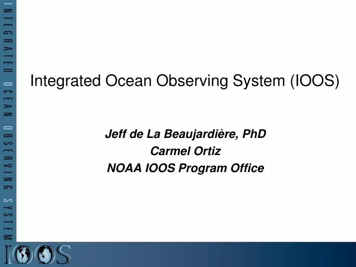 integrated ocean observing system ioos