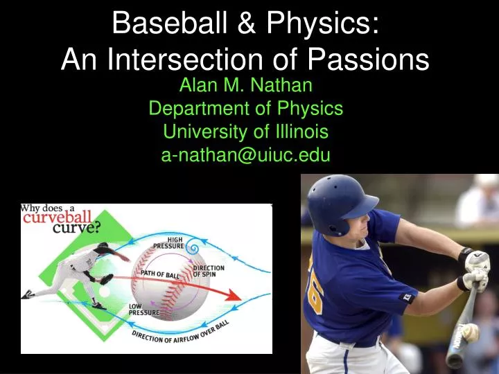 baseball physics an intersection of passions