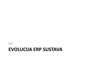 evolucija erp sustava