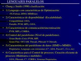 lenguajes paralelos