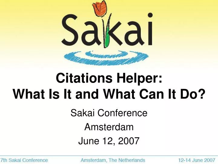 citations helper what is it and what can it do