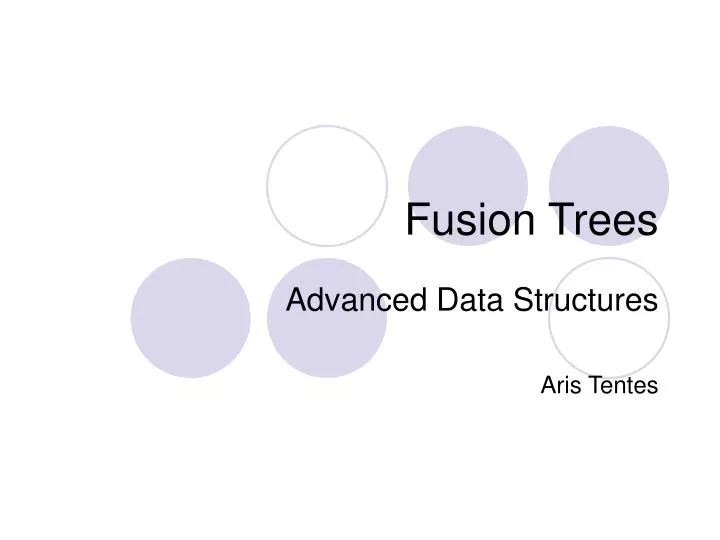 fusion trees