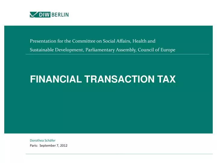 financial transaction tax