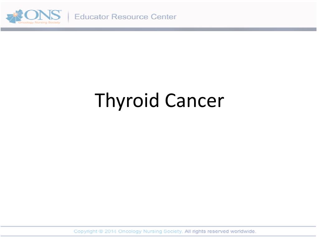 PPT - Thyroid Cancer PowerPoint Presentation, free download - ID:5644549