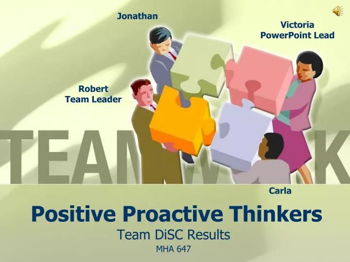 positive proactive thinkers