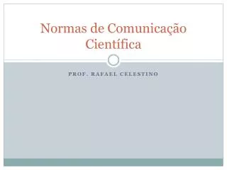 normas de comunica o cient fica