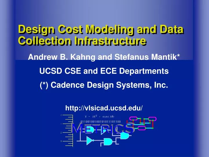 design cost modeling and data collection infrastructure