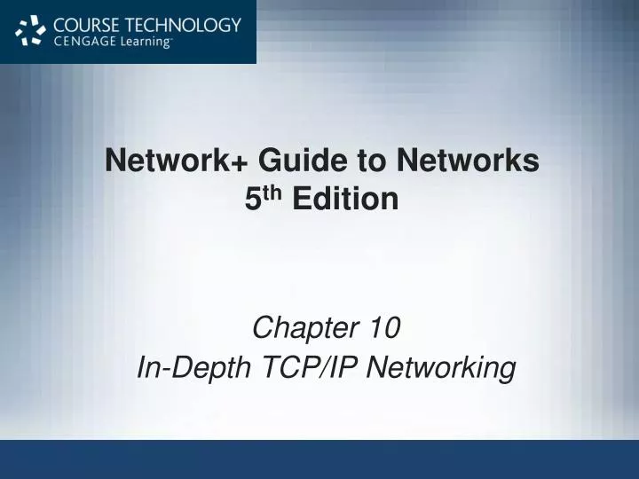 network guide to networks 5 th edition