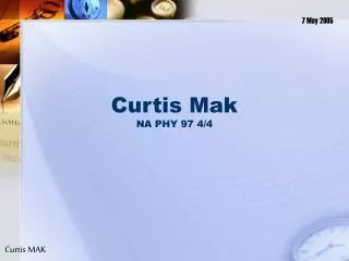 curtis mak na phy 97 4 4