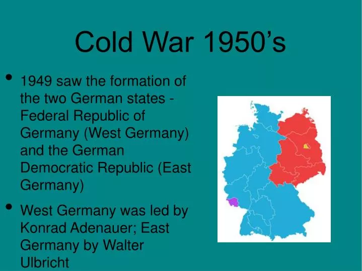 cold war 1950 s