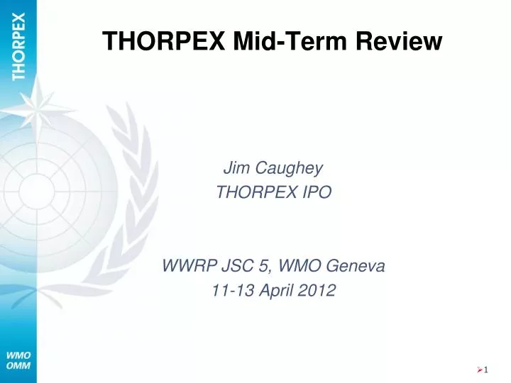 thorpex mid term review