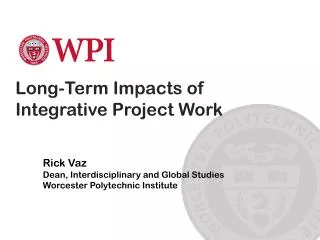 Long-Term Impacts of Integrative Project Work