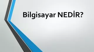 bilgisayar ned r