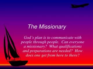 The Missionary