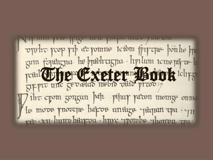 the exeter book