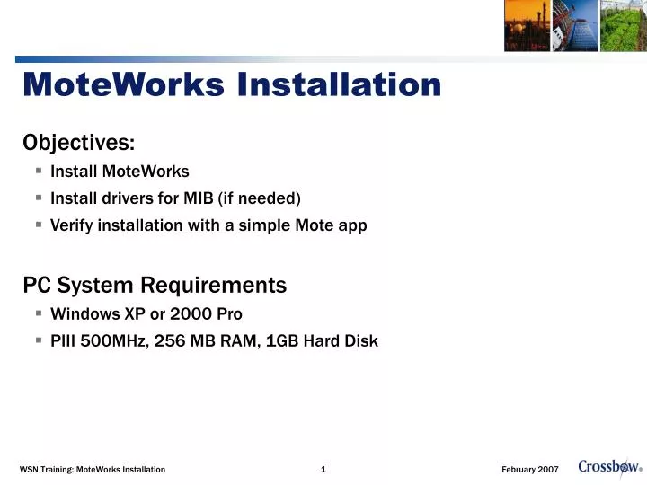 moteworks installation