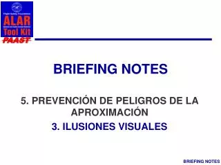 briefing notes