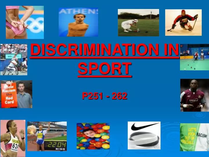 discrimination in sport
