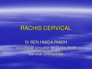 rachis cervical