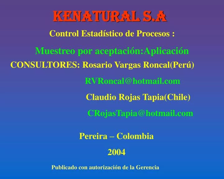 kenatural s a