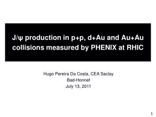 J/ ? production in p+p , d+Au and Au+Au collisions measured by PHENIX at RHIC