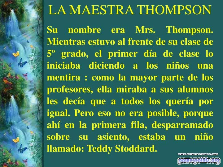 la maestra thompson