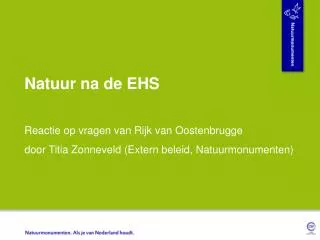 natuur na de ehs