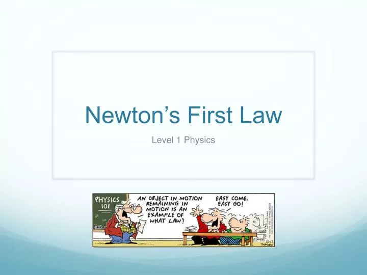 newton s first law