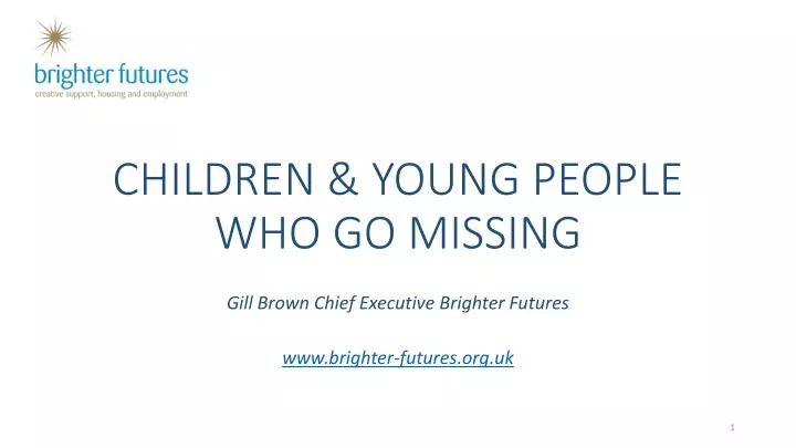 children young people who go missing