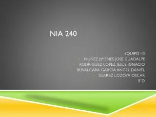 nia 240