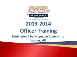 2013-2014 Officer Training