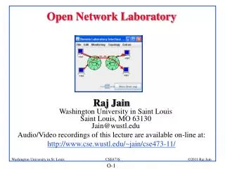 Open Network Laboratory