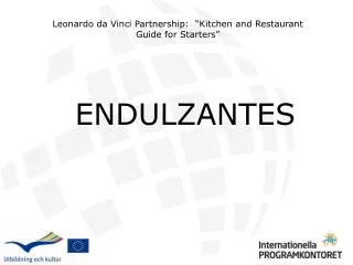 endulzantes