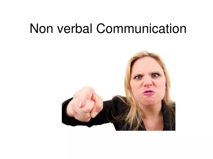 non verbal communication