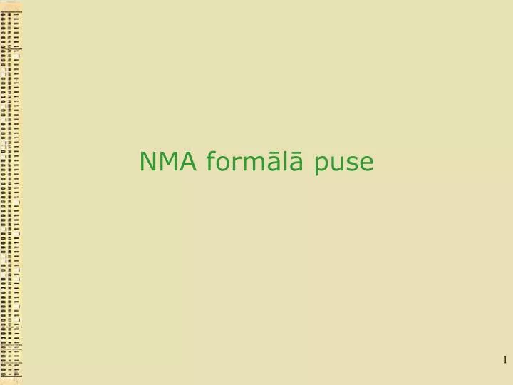 nma form l puse