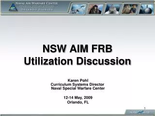 NSW AIM FRB Utilization Discussion