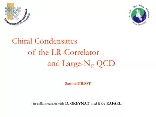 Chiral Condensates