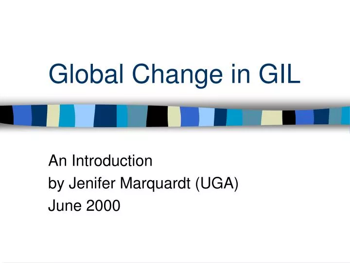global change in gil