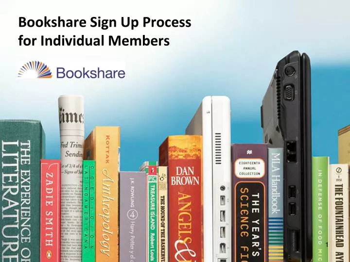 bookshare sign up process for individual members