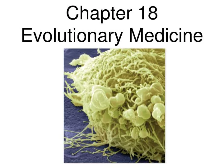 chapter 18 evolutionary medicine