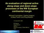 Evaluation of Active Slope Processes on the NW European Continental Margin - slide 1