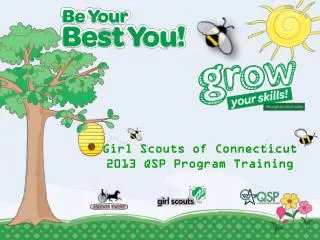 Girl Scouts of Connecticut 2013 QSP Program Training