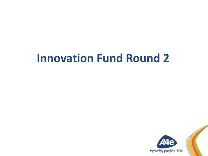 innovation fund round 2