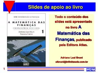 slides de apoio ao livro