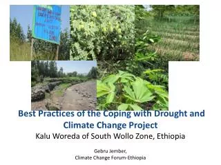 Best Practices of the Coping with Drought and Climate Change Project