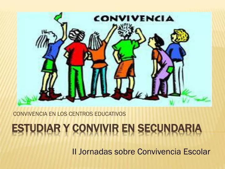 convivencia en los centros educativos