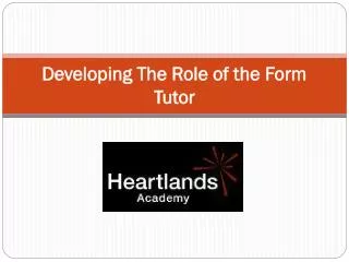 Developing The Role of the Form Tutor