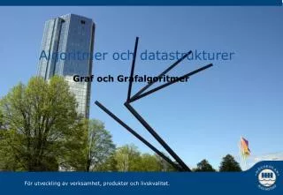 algoritmer och datastrukturer